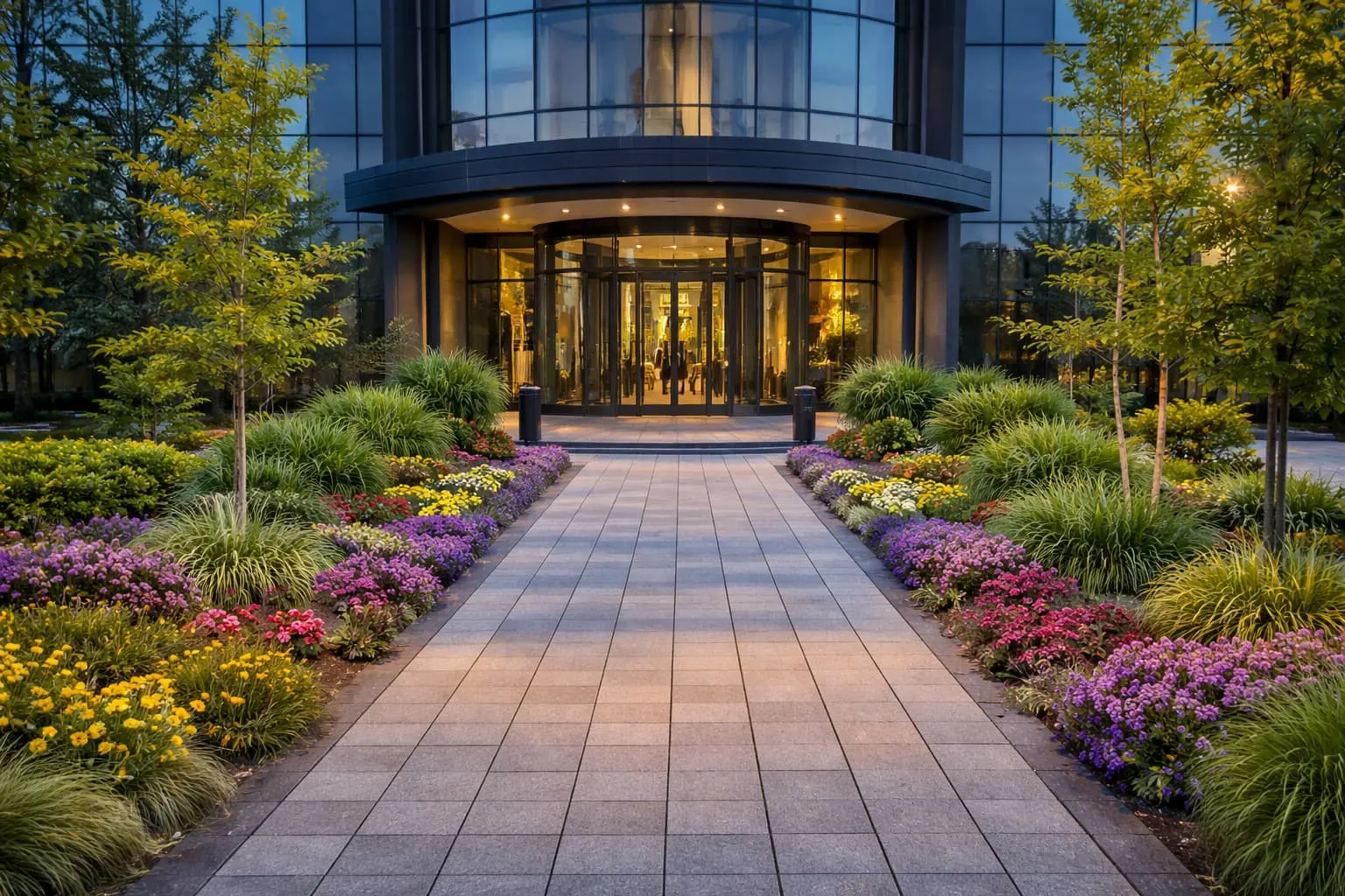 Corporate Entrance Landscape