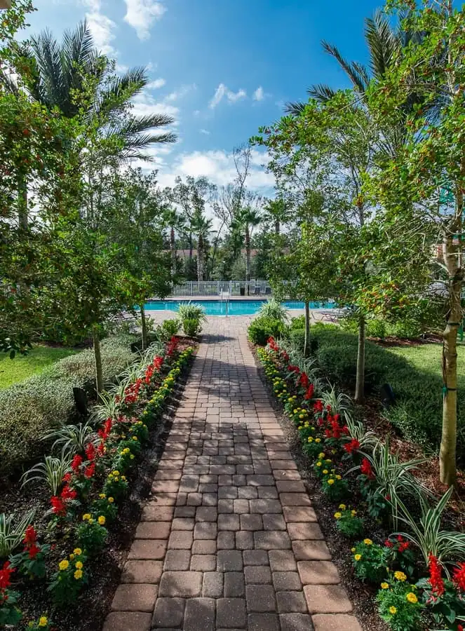 Manicured residential