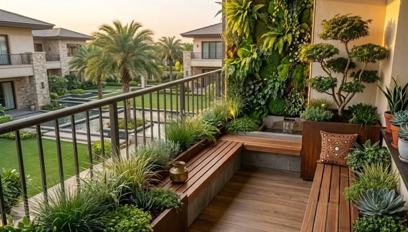 Modern balcony